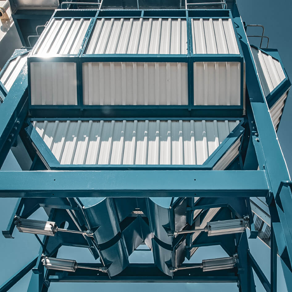 Fertiger Asphaltbunker